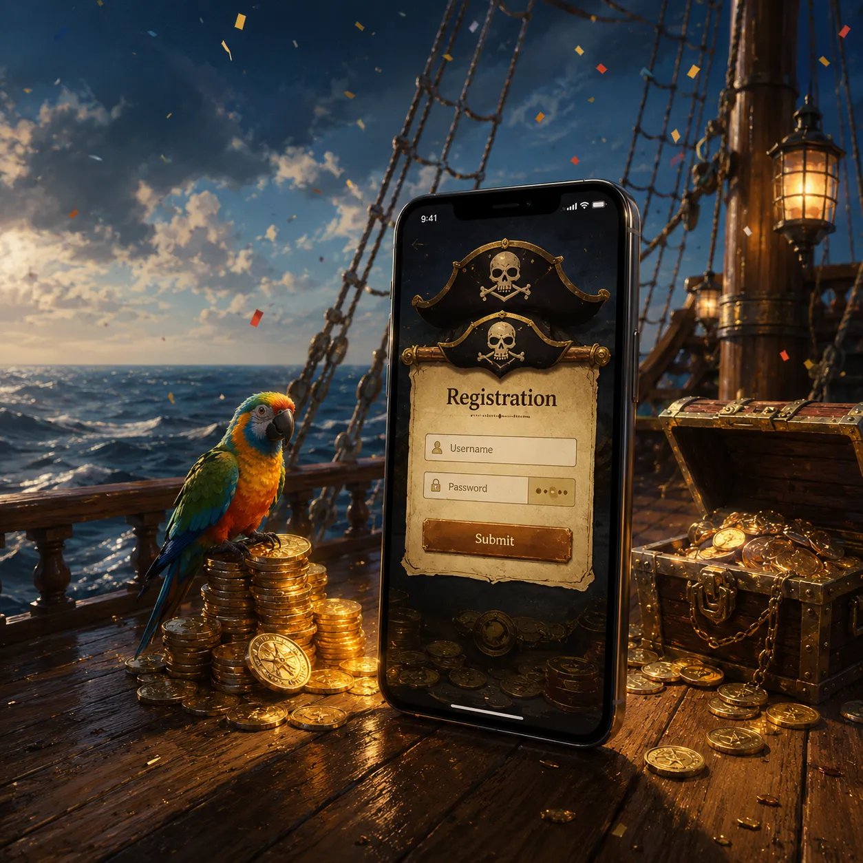 Create Your Fat Pirate Account Today